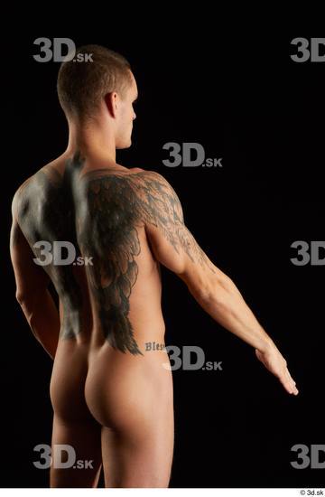 Man White Athletic Male Studio Poses