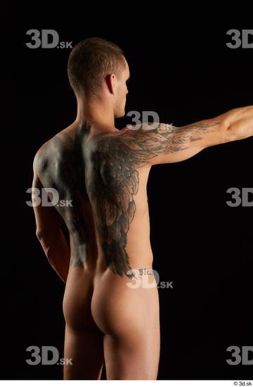 Man White Athletic Male Studio Poses