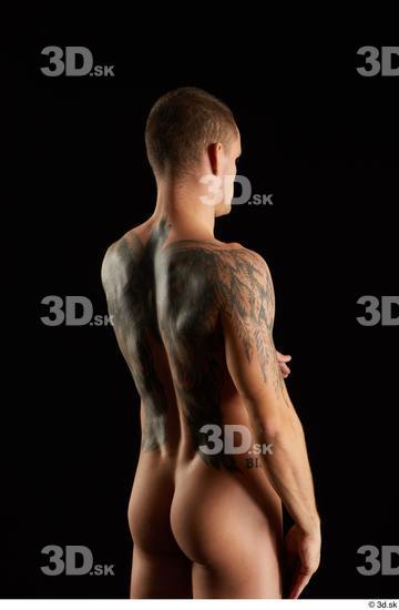 Man White Athletic Male Studio Poses