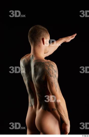 Man White Athletic Male Studio Poses