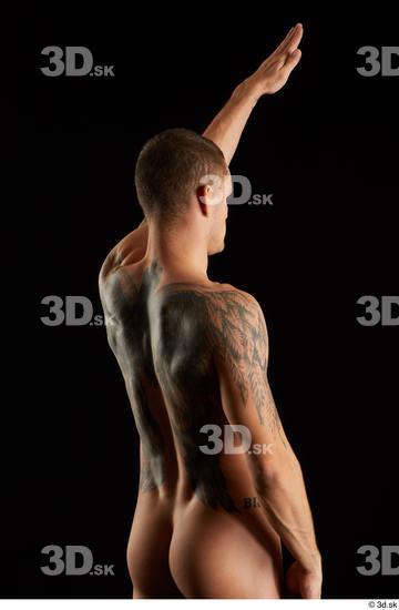 Man White Athletic Male Studio Poses