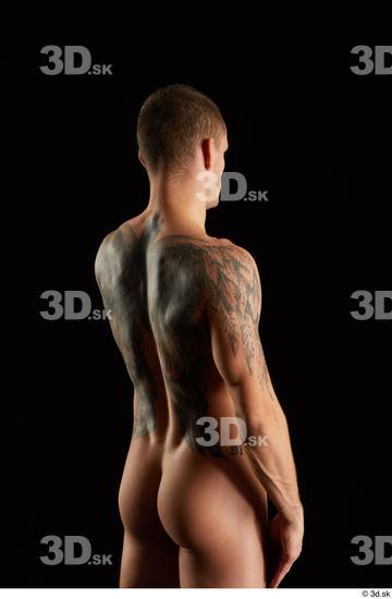 Man White Athletic Male Studio Poses