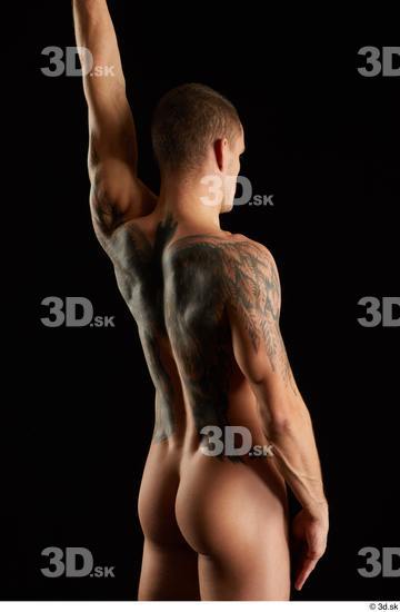 Man White Athletic Male Studio Poses