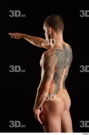 Man White Athletic Male Studio Poses