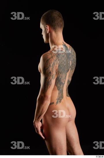 Man White Athletic Male Studio Poses