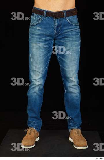 Leg Man White Shoes Jeans Slim Studio photo references