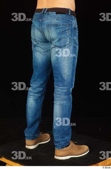 Leg Man White Shoes Jeans Slim Studio photo references