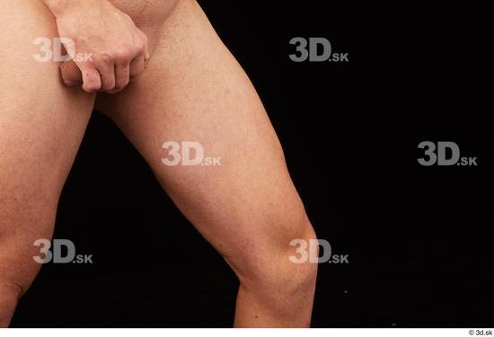 Thigh Man White Nude Slim Studio photo references