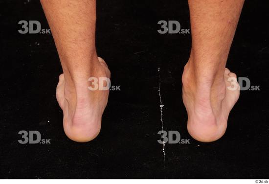 Foot Man White Nude Slim Studio photo references