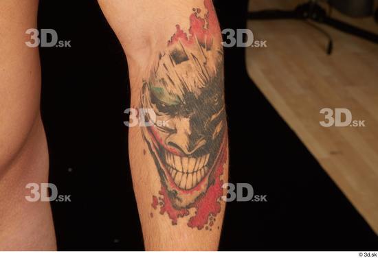 Forearm Man White Tattoo Slim Studio photo references