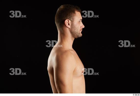 Arm Upper Body Man White Nude Slim Studio photo references