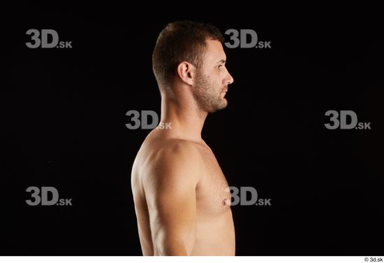 Arm Upper Body Man White Nude Slim Studio photo references