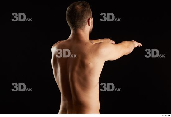 Arm Man White Nude Slim Studio photo references