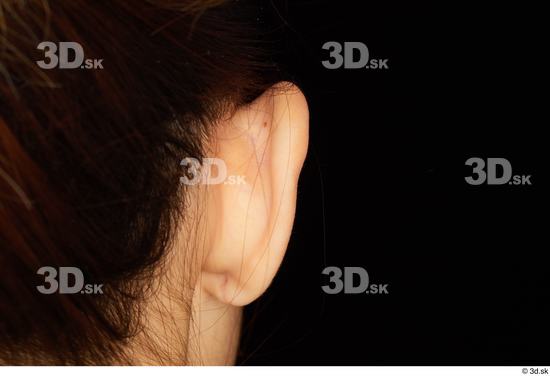 Ear Woman White Average Studio photo references