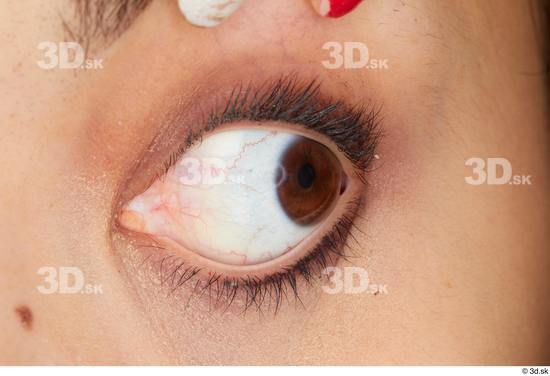 Eye Woman White Average Studio photo references