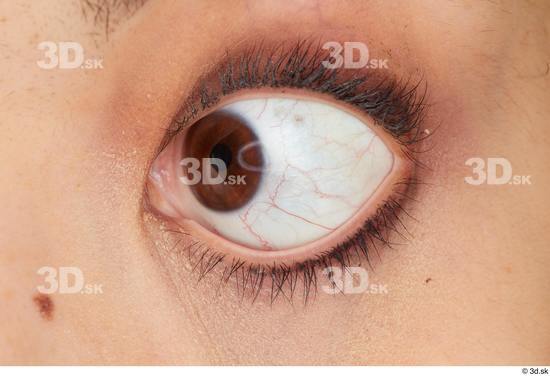 Eye Woman White Average Studio photo references