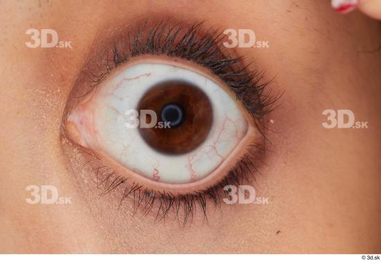 Eye Woman White Average Studio photo references