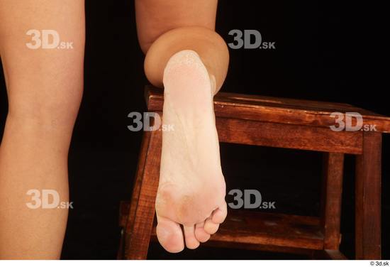 Foot Woman White Nude Average Studio photo references