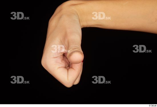 Fingers Woman White Average Studio photo references
