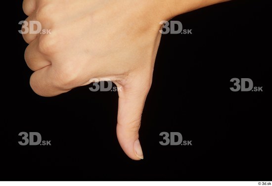 Fingers Woman White Average Studio photo references