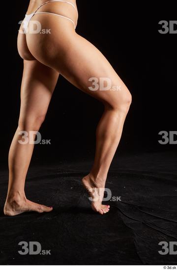 Calf Woman White Underwear Average Studio photo references