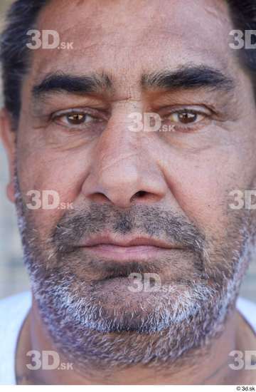 Nose Man White Sports Chubby Bearded Street photo references