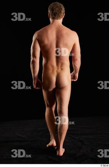 Man White Muscular Male Studio Poses