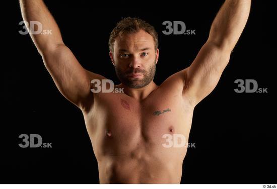 Arm Man Muscular Studio photo references
