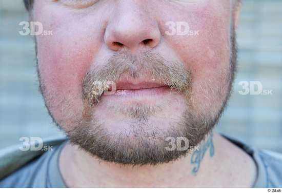 Mouth Man White Average Bearded Street photo references