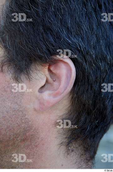 Ear Man White Casual Slim Street photo references