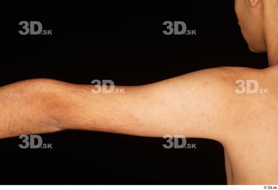 Arm Man White Nude Slim Studio photo references