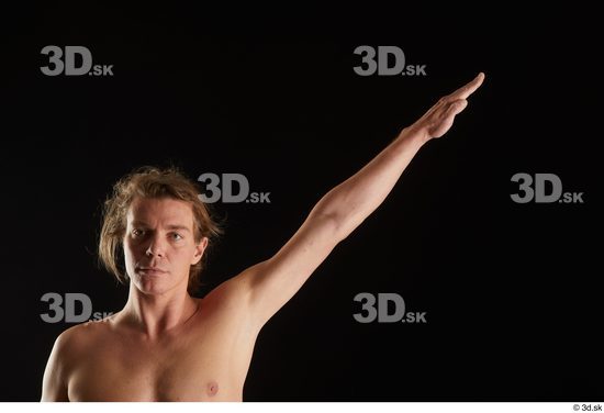 Man White Athletic Male Studio Poses