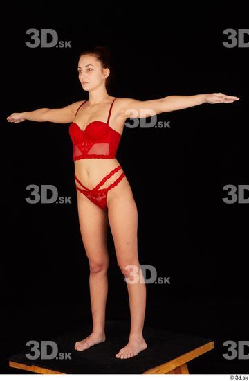 Katy Rose bra panties standing t poses underwear whole body  jpg