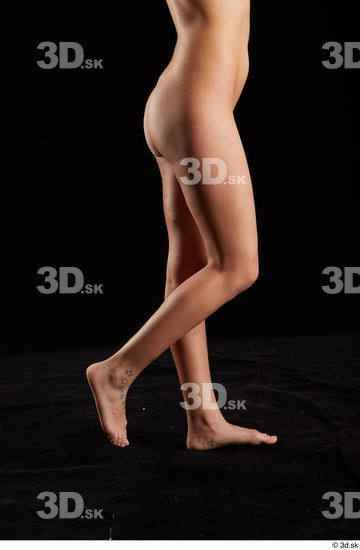 Katy Rose  calf flexing nude side view  jpg