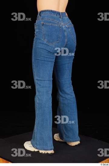 Leg Woman White Shoes Jeans Average Studio photo references