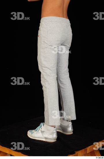 Leg Man White Sports Sweatsuit Slim Studio photo references