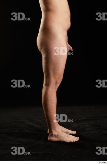 Leg Man White Nude Average Studio photo references