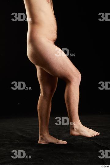 Leg Man White Nude Average Studio photo references