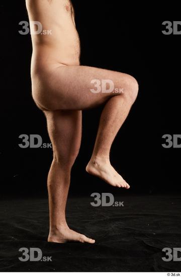 Leg Man White Nude Average Studio photo references