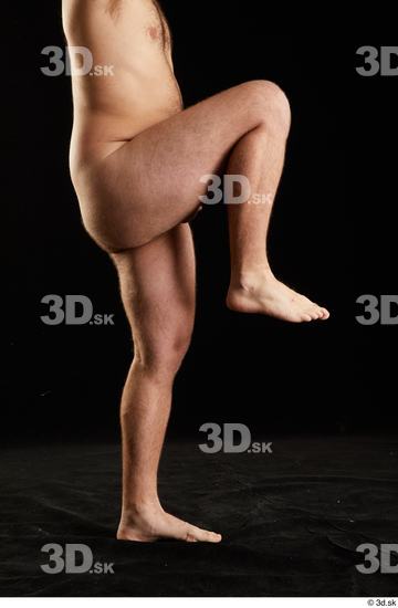 Leg Man White Nude Average Studio photo references