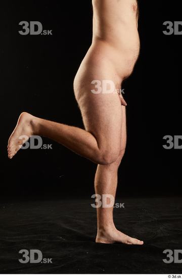 Calf Man White Nude Average Studio photo references