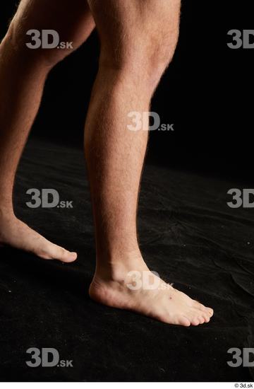 Calf Man White Nude Average Studio photo references