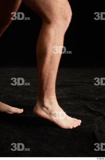 Calf Man White Nude Average Studio photo references