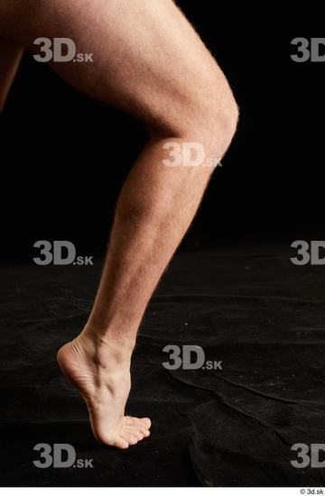 Calf Man White Nude Average Studio photo references