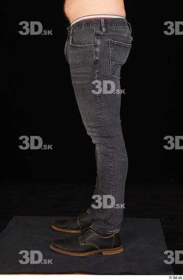 Leg Man White Casual Shoes Jeans Average Studio photo references