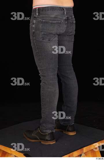 Leg Man White Casual Shoes Jeans Average Studio photo references