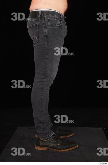 Leg Man White Casual Shoes Jeans Average Studio photo references