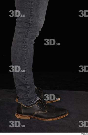 Calf Man White Casual Shoes Jeans Average Studio photo references