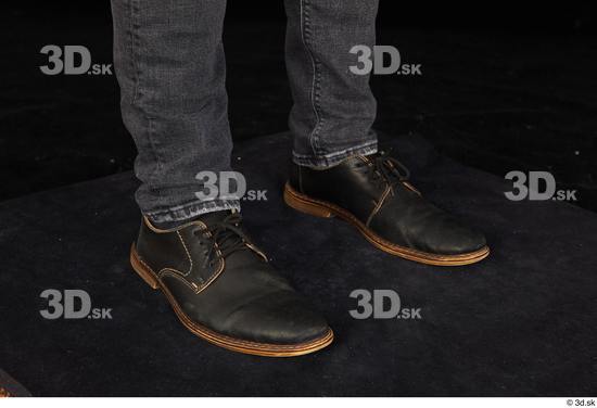 Foot Man White Casual Shoes Average Studio photo references