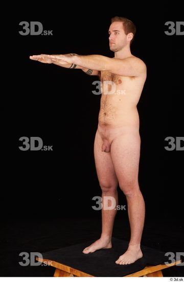 Whole Body Man White Nude Average Standing Studio photo references